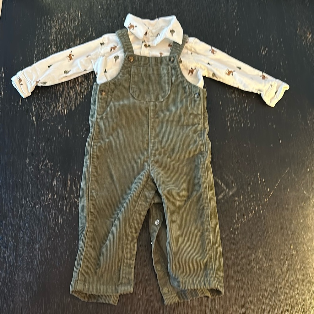 Carters fall or thanksgiving overalls 18 months